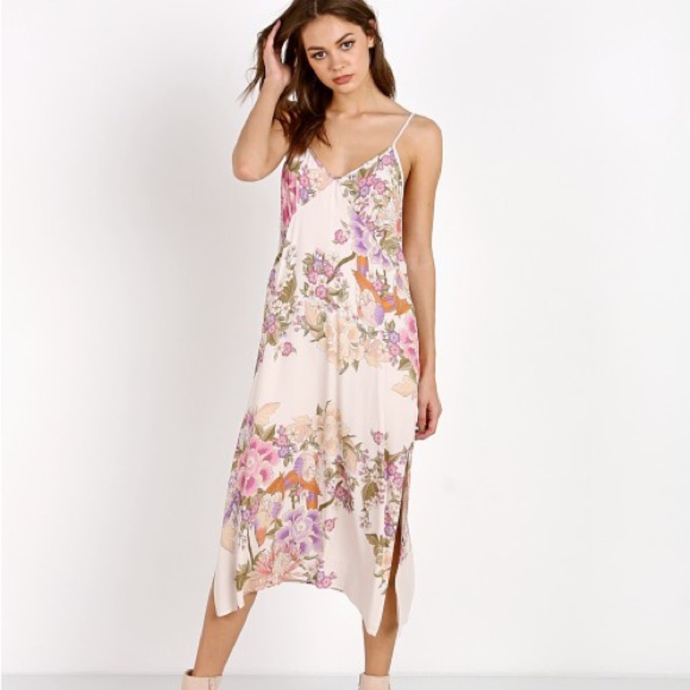 Spell blue skies slip dress